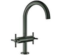 Grohe Atrio mitigeur de lavabo à deux poignées 21144AL0 2000 /2", taille L, graphite dur brossé