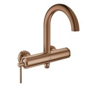Grohe Atrio Mitigeur monocommandé pour bain, bec pivotant, montage apparent, saillie 237mm, 24367DL0, Couleur: coucher de soleil chaud brossé