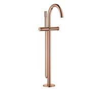 Grohe Atrio Mitigeur monocommandé pour bain, montage au sol, saillie 301mm, inclus set de douche, commande à bouton, 25229DA0, Couleur: coucher de soleil chaud