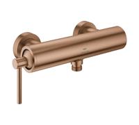 Grohe Atrio Mitigeur monocommandé pour douche, montage apparent, levier à goupille, 24366DL0, Couleur: coucher de soleil chaud brossé
