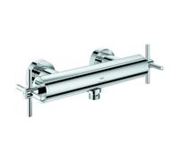 Grohe Atrio Mitigeur monocommandé pour douche, montage apparent, poignées croisillons, 26895000, Couleur: chrome