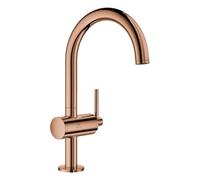 Grohe Atrio Mitigeur monocommandé pour lavabo, L-Size, saillie 166mm, vidage Push-Open, 24362DA0, Couleur: coucher de soleil chaud
