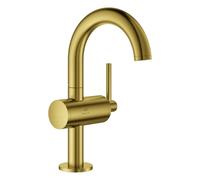 Grohe Atrio Mitigeur monocommandé pour lavabo, M-Size, saillie 125mm, vidage Push-Open, 24363GN0, Couleur: lever de soleil frais brossé
