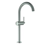 Grohe Atrio Mitigeur monocommandé pour lavabo, XL-Size, saillie 180mm, vidage Push-Open, 24365DC0, Couleur: acier super
