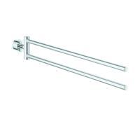 Grohe Atrio Porte-serviettes, 2 bras, orientable, 40888000, Couleur: chrome