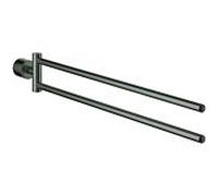 Grohe Atrio porte-serviettes 40308AL3 graphite dur brossé, 2 bras, pivotant