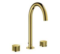 Grohe Atrio Private Collection Mélangeur lavabo 3 trous, L-Size, saillie 166mm, pour actionner un bouton, vidage à tirette, 20595GL0, Couleur: un lever de soleil frais