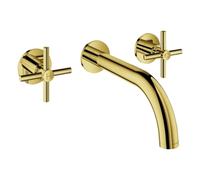 Grohe Atrio Private Collection Mélangeur lavabo 3 trous, saillie 180mm, avec poignées croisillons, 20661GL0, Couleur: un lever de soleil frais