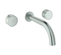 Grohe Atrio Private Collection Mélangeur lavabo 3 trous, saillie 180mm, pour actionner un bouton, 20589DC0, Couleur: acier super