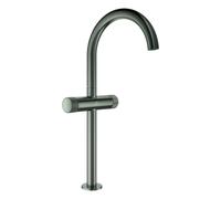 Grohe Atrio Private Collection Mitigeur monotrou pour lavabo, XL-Size, saillie 180mm, commande à bouton, vidage Push-open, 21142AL0, Couleur: graphite dur brossé