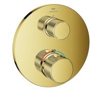 Grohe Atrio Private Collection Mitigeur thermostatique de douche, inverseur 2 voies intégré, bouton de commande, 24396GL0, Couleur: un lever de soleil frais