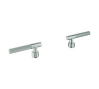 Grohe Atrio Private Collection Poignées à levier, avec structure moletée, 48646DC0, Couleur: acier super