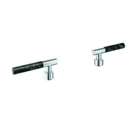 Grohe Atrio Private Collection Poignées à levier, Vanilla Noir Caesarstone, 48459000, Couleur: chrome