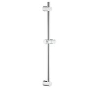 GROHE Barre de douche Vitalio Universal, barre douche 600 mm, point fixation barre réglable, support pommeau de douche orientable, installation facile, chromé, 27724000 (Import Allemagne)