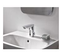 Grohe Bau Cosmopolitan E mitigeur de lavabo infrarouge 36451000 chromé , avec mélange, limiteur de température, pile lithium 6 V
