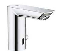 GROHE Bau Cosmopolitan E - Robinetterie de lavabo électronique sans contact avec mitigeur sans garniture de vidage chrome