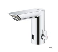 GROHE Mitigeur lavabo infrarouge Bau Cosmopolitan E 36451000 chromé, lim. temp. ajust., pile 6V