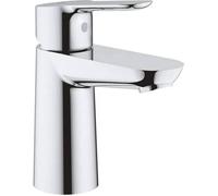 GROHE BauEdge Robinet de salle de bain - batterie de lavabo monocommande, taille S avec cartouche en ceramique chrome 233300