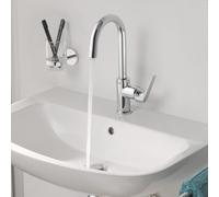 Grohe BauFlow mitigeur lavabo taille L 23753000 chromé , avec garniture de vidage