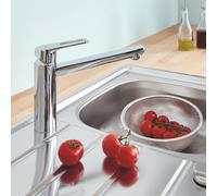 Grohe BauLoop Mitigeur de cuisine, pivotant, 31706000,
