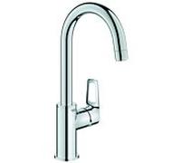 Grohe BauLoop mitigeur lavabo 23891001 2000 /2", taille L, avec garniture de vidage , limiteur de température, corps lisse, chromé