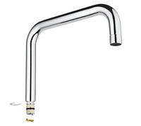 GROHE Bec Col de Cygne Pièce Détachée 13096000 (Import Allemagne) | Bec de remplacement, métal, montage facile, pièce de rechange d'origine (chrome, 13096000)