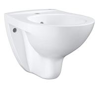 GROHE bidet suspendu et autoportant Bau ceramic, avec trop-plein visible, trou filté, porcelaine vitrifiée, finition blanc alpin, 39433000 (Import Allemagne)