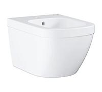 GROHE bidet suspendu et autoportant Euro ceramic, avec trop-plein, entièrement caréné, porcelaine vitrifiée, finition blanc alpin, 39208000 (Import Allemagne)