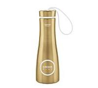 GROHE Bouteille isotherme 40848GN0 – Cool Sunrise brossé 450 ml, bouchon avec boucle