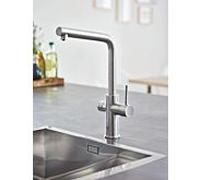 Grohe Blue Home Kit de démarrage 31454DC1 supersteel, Mitigeur bec L