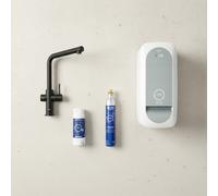 Grohe Blue Home Kit de démarrage - mitigeur bec L Noir, 31454KS1