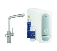 Grohe Blue Home Kit de démarrage 31454DC1 supersteel, Mitigeur bec L