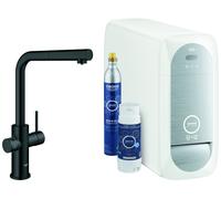 Robinet Cuisine Grohe Blue Home Bouche L Noir Mat Avec Douche Amovible 31