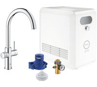 Grohe Blue kit de démarrage avec mitigeur de cuisine sur pied StarLight Chrome 31323002