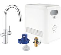 Grohe Blue kit de démarrage avec mitigeur de cuisine sur pied StarLight Chrome 31325002