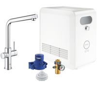 Grohe Blue kit de démarrage avec mitigeur de cuisine sur pied StarLight Chrome 31347003