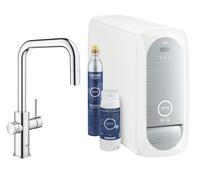 Grohe Blue kit de démarrage avec mitigeur de cuisine sur pied StarLight Chrome 31543000