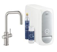 Grohe Blue kit de démarrage avec mitigeur de cuisine sur pied SuperSteel 31543DC0