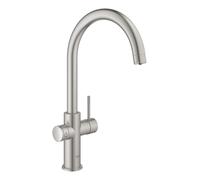 Grohe Blue mitigeur de cuisine avec filtre sur pied acier inoxydable 31455DC1