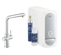 Grohe Blue mitigeur de cuisine avec filtre sur pied StarLight Chrome 31454001
