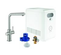 Grohe Blue Professional Starter Kit 31323 mit Kühler und Karbonisierer -- Neue Kopie -- Neue Kopie , 31326DC2, Couleur: acier super