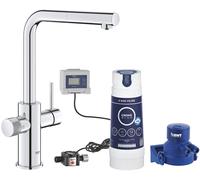 GROHE Kit de démarrage Blue Pure Minta 30591 – Bec L azur, mousseur S-filtre chrome