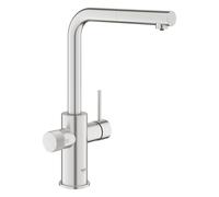 Grohe Blue Pure Mitigeur de cuisine Minta pour système de filtration de l’eau, extractible, pivotant, 30590DC0, Minta