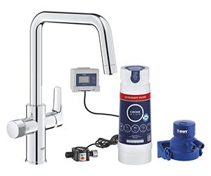 Grohe Blue Pure Start Starter Set mit Ultrasafe Filter, C- Auslauf, chrom (30594000)