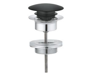 GROHE Bonde de vidage Push Up noir 65807ks0