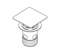 Grohe Bouchon 40565 Avec Calice pour Standard Set de Vidange Super Acier