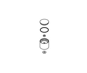 Grohe Bouton d'inversion 46585, chrome, 46585000,