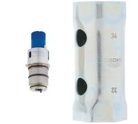 GROHE Cartouche thermostatique compacte 1/2" 47439000 (Import Allemagne ouille, chromé, 32 et 34 mm, 19332000 (Import Allemagne)