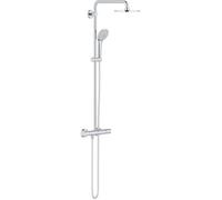 GROHE Colonne de douche Euphoria Tête XXL 260 1 jet 27964000 - Mitigeur thermostatique - Limiteur de température - Chrome