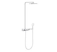 Colonne de douche thermostatique RAINSHOWER SYSTEM SMARTCONTROL 360 GROHE 26361LS0 - tête Ø 22 cm + douchette 4 jets